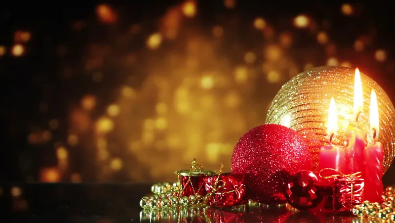 美女网站18圣诞节庆祝氛围视频素材