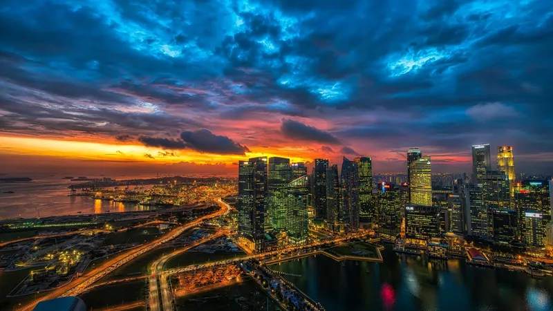 美女网站18城市商务区航拍视频素材